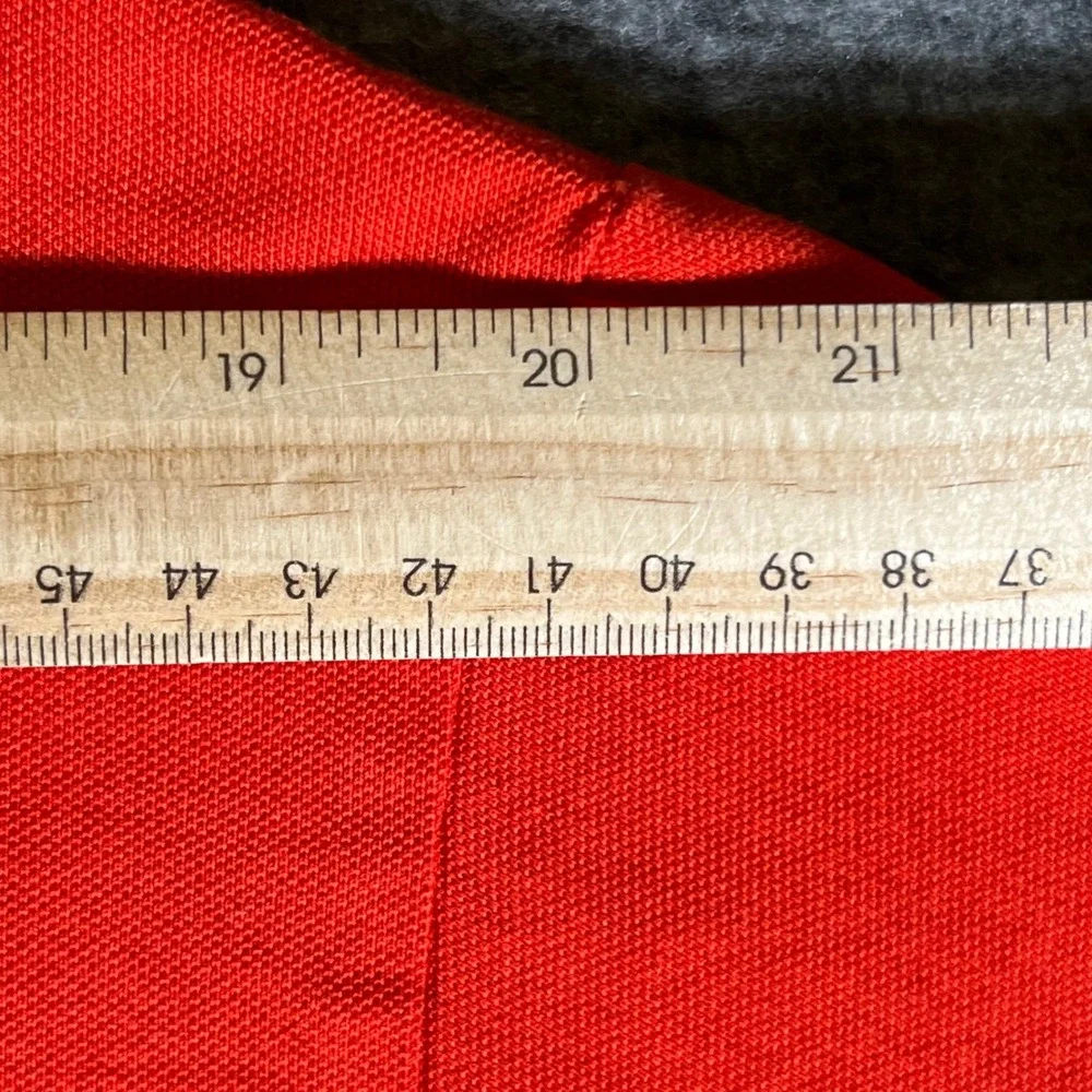 Polo Ralph Lauren‎ Men Orange Polo Shirt Size XL Made in Peru 100 Pima Cotton